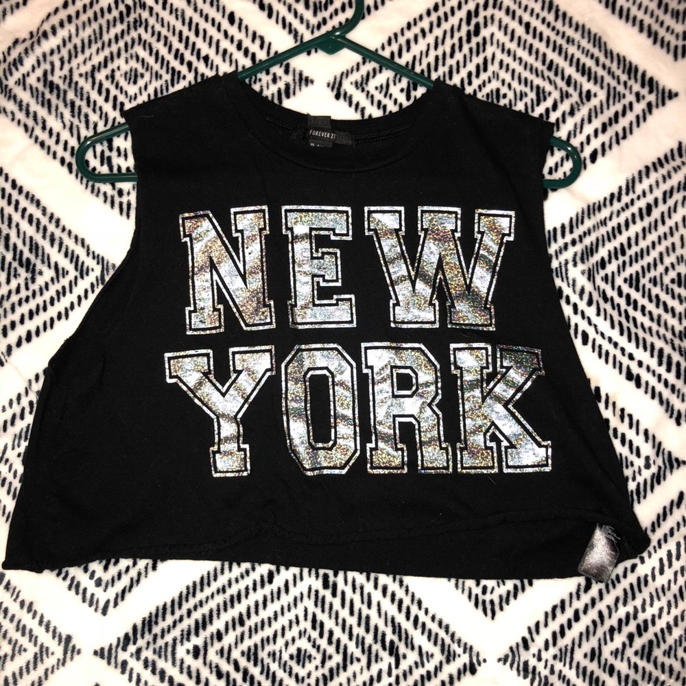 New York crop top